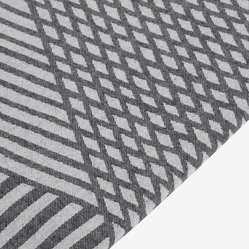 Pattern details of grey Aphrodite Turkish bath and beach towel Urban Pera