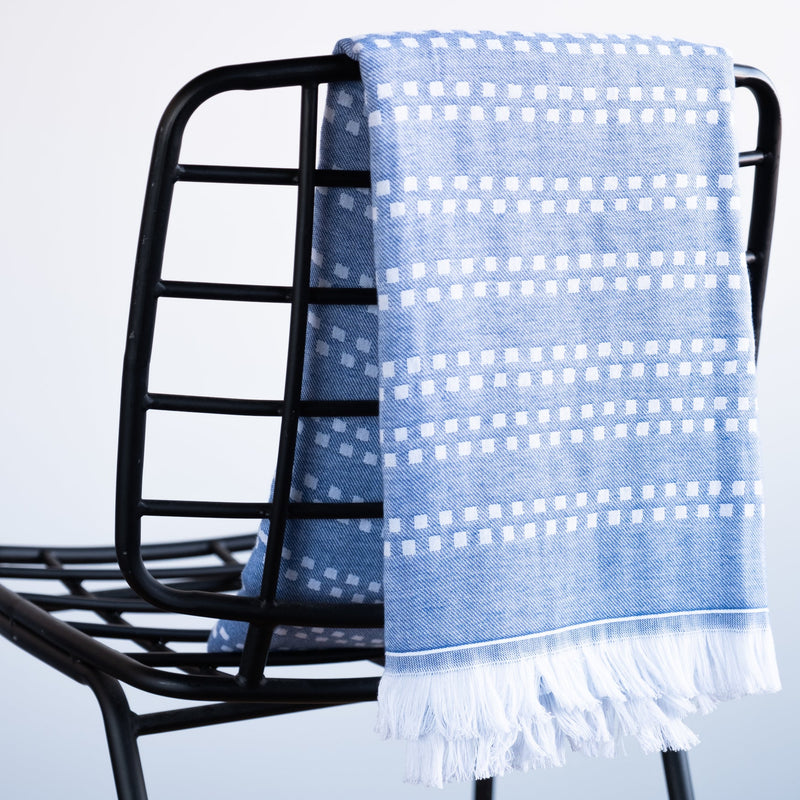 Lakshmi Turkish bath towel on the back of a chair Urban Pera